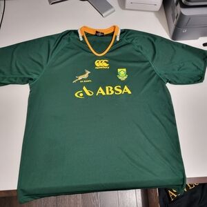 Canterbury South Africa Rugby Jersey Springboks ABSA Men’s 3XL Green